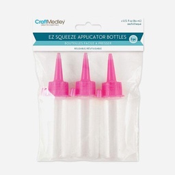 [MULTICRAFT PB226] MULTICRAFT Craft Medley EZ Squeeze Applicator Bottle 59ml x 3