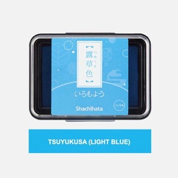 [SHACHIHATA HAC-1-LB] SHACHIHATA Iromoyou Ink Pad Tsuyukusa (Light Blue)