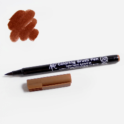 [SAKURA XBR #110] SAKURA Koi Coloring Brush Pen Dark Brown