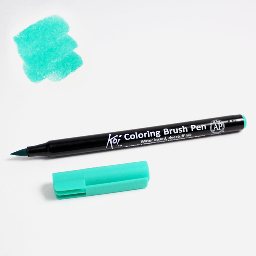 [SAKURA XBR #28] SAKURA Koi Coloring Brush Pen Blue Green Light