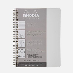 [RHODIA 193461] RHODIA Classic Spiral Book 80gsm Lined A5+ x 90 White