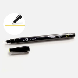 [SHINHAN 4110301] SHINHAN Touch Liner Drawing Pen 0.1mm Yellow
