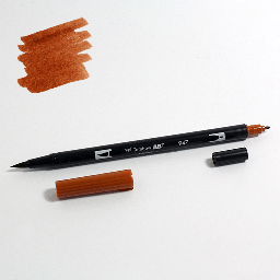 [TOMBOW ABT-947] TOMBOW Dual Brush Pen Burnt Sienna