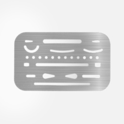 [OVJ 6970921131760] OVJ Stainless Steel Erasing Shield