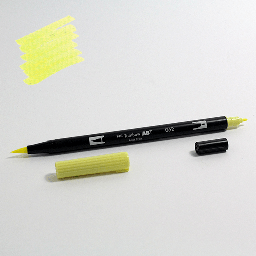 [TOMBOW ABT-062] TOMBOW Dual Brush Pen Pale Yellow