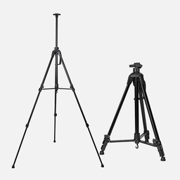 [OVJ 8888888870526] OVJ Aluminium Field Easel With Stabilizer 60” Black