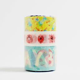 [MASTE MST-MKT166-A] MASTE Washi Tape Set x 3 Amazing Life 3