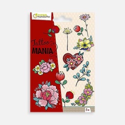 [AVENUE MANDARINE CC051C] AVENUE MANDARINE Tattoo Mania Flowers