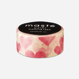 [MASTE MST-MKT161-E] MASTE Washi Tape (W)15mm x (L)7m Limited Amazing Life Love