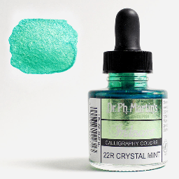 [DR. PH. MARTIN’S 400070-22R] DR. PH. MARTIN’S Iridescent Calligraphy Ink 30ml Crystal Mint