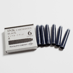 [TRAVELER'S 38072006] TRAVELER'S Ink Cartridge Black x 6