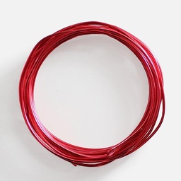 [OVJ 8888888870557] OVJ Aluminium Wire 2mm x 4m Red