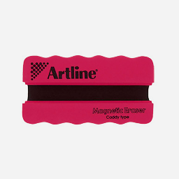 [ARTLINE ERT-MMC-R] ARTLINE Magnetic Caddy Eraser Red