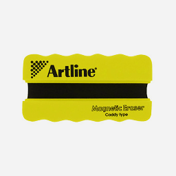[ARTLINE ERT-MMC-Y] ARTLINE Magnetic Caddy Eraser Yellow