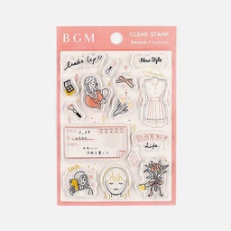 [BGM BT-CSK008] BGM Clear Stamp Record / Fashion