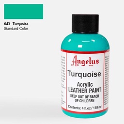 [ANGELUS 720-04-043] ANGELUS Acrylic Leather Paint 118ml Turquoise