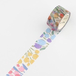 [BGM BM-LGCD011] BGM Washi Tape 20mm Spring Flower