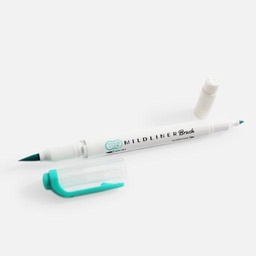[ZEBRA WFT8-MSG] ZEBRA Mildliner Brush Marker Fluorescent Mild Summer Green
