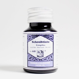 [ROHRER & KLINGNER 40440050] ROHRER & KLINGNER Fountain Pen Ink 50ml Königsblau (Royal Blue)