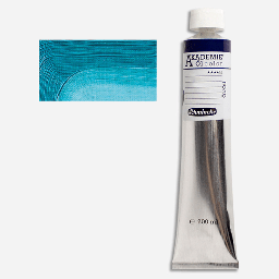 [SCHMINCKE 41414015] SCHMINCKE Akademie Oil Color 200ml Aquamarine Turquoise