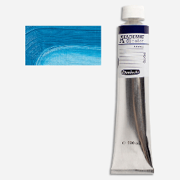 [SCHMINCKE 41402015] SCHMINCKE Akademie Oil Color 200ml Primary Cyan