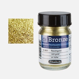[SCHMINCKE 15801024] SCHMINCKE Oil Bronze 50ml Rich Gold