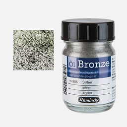 [SCHMINCKE 15805024] SCHMINCKE Oil Bronze 50ml Silver
