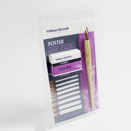 [WILLIAM MITCHELL 35781] WILLIAM MITCHELL Poster Dip Pen Set x 9