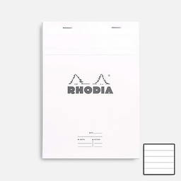 [RHODIA 16401] RHODIA Meeting Notepad 80gsm Lined A5 x 80 White