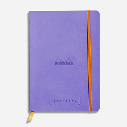 [RHODIA 117749] RHODIA Ivory Paper Softcover Goal Book 90gsm Dot A5 x 120 Iris