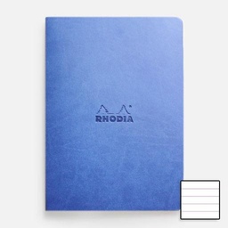 [RHODIA 116408] RHODIA Sewn Spine Lined Notebook 90gsm A5 x 32 Sapphire Blue