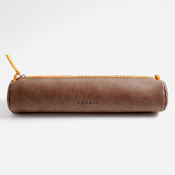 [RHODIA 318893] RHODIA Leather Round Pen Case Chocolate