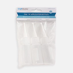 [MULTICRAFT PB227] MULTICRAFT Craft Medley Fine Tip Applicator Bottle 33ml x 3