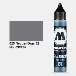[MOLOTOW 693425] MOLOTOW Aqua Ink Refill 30ml Neutral Grey 2