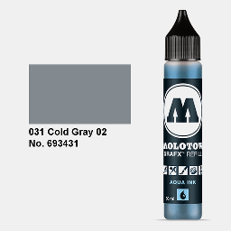 [MOLOTOW 693431] MOLOTOW Aqua Ink Refill 30ml Cool Grey 2
