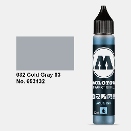 [MOLOTOW 693432] MOLOTOW Aqua Ink Refill 30ml Cool Grey 3