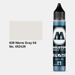 [MOLOTOW 693439] MOLOTOW Aqua Ink Refill 30ml Warm Grey 4