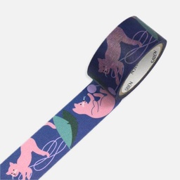 [SAIEN TR-4022] SAIEN Washi Tape 20mm Cats