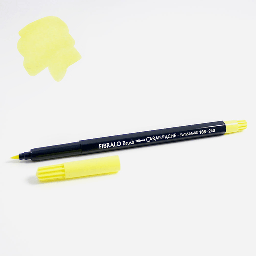 [CARAN D'ACHE 186.240] CARAN D'ACHE Fibralo Brush Pen Lemon Yellow