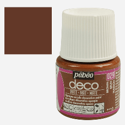 [PEBEO 204029] PEBEO Deco Matt Acrylic Paint 45ml Brown
