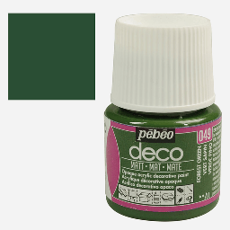 [PEBEO 204049] PEBEO Deco Matt Acrylic Paint 45ml Forest Green