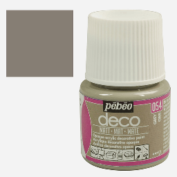[PEBEO 204054] PEBEO Deco Matt Acrylic Paint 45ml Grey