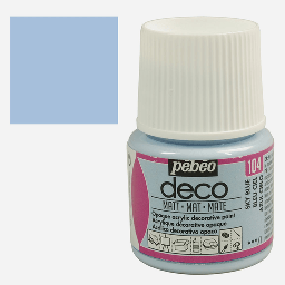 [PEBEO 204104] PEBEO Deco Matt Acrylic Paint 45ml Sky Blue