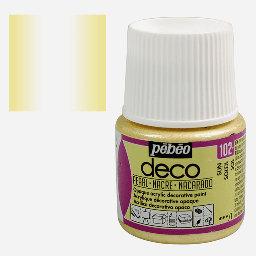 [PEBEO 285102] PEBEO Deco Pearl Acrylic Paint 45ml Pearl Sun