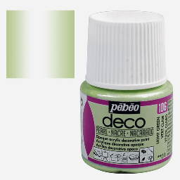 [PEBEO 285106] PEBEO Deco Pearl Acrylic Paint 45ml Light Green