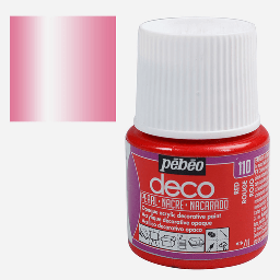 [PEBEO 285110] PEBEO Deco Pearl Acrylic Paint 45ml Red