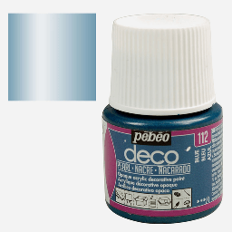 [PEBEO 285112] PEBEO Deco Pearl Acrylic Paint 45ml Blue