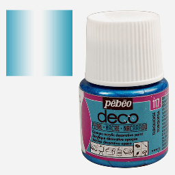 [PEBEO 285117] PEBEO Deco Pearl Acrylic Paint 45ml Turquoise