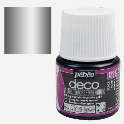 [PEBEO 285122] PEBEO Deco Pearl Acrylic Paint 45ml Black