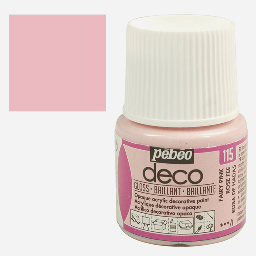 [PEBEO 092115] PEBEO Deco Gloss Acrylic Paint 45ml Fairy Pink